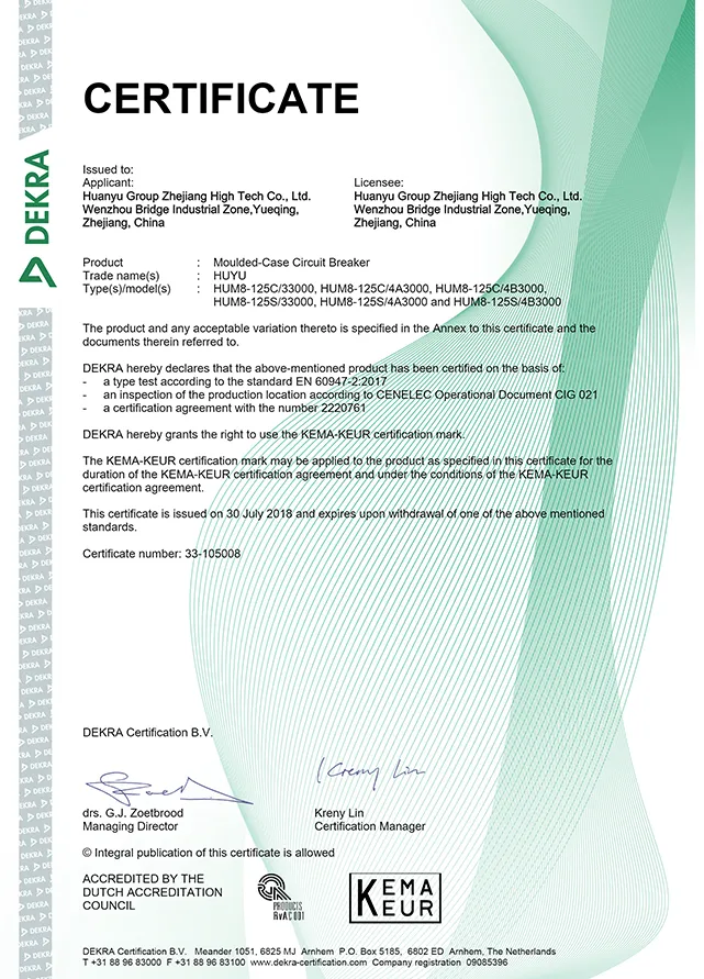 DEKRA-Certification-Certificate