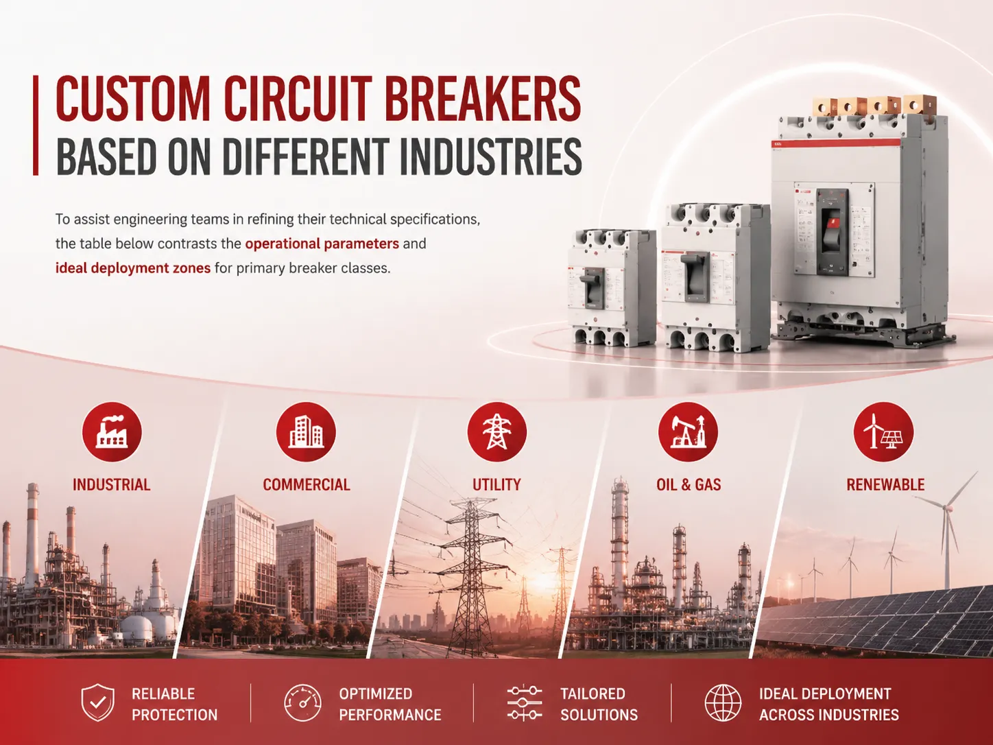 Custom Circuit Breakers Based on Different Industries