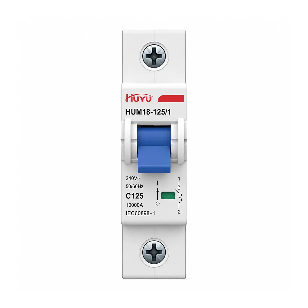 HUM18-125 MCB Circuit Breaker - 63A-125A Front View