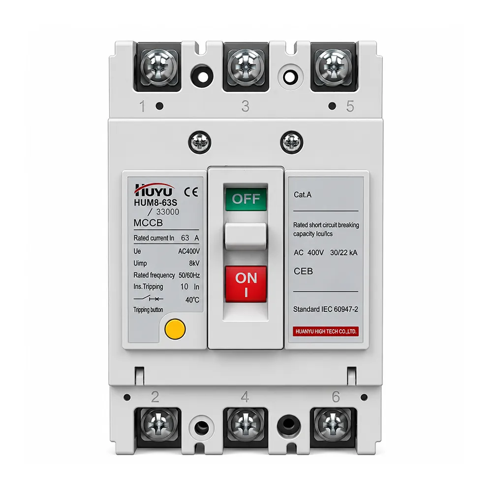 HUM8 MCCB Breaker - 10A to 1250A
