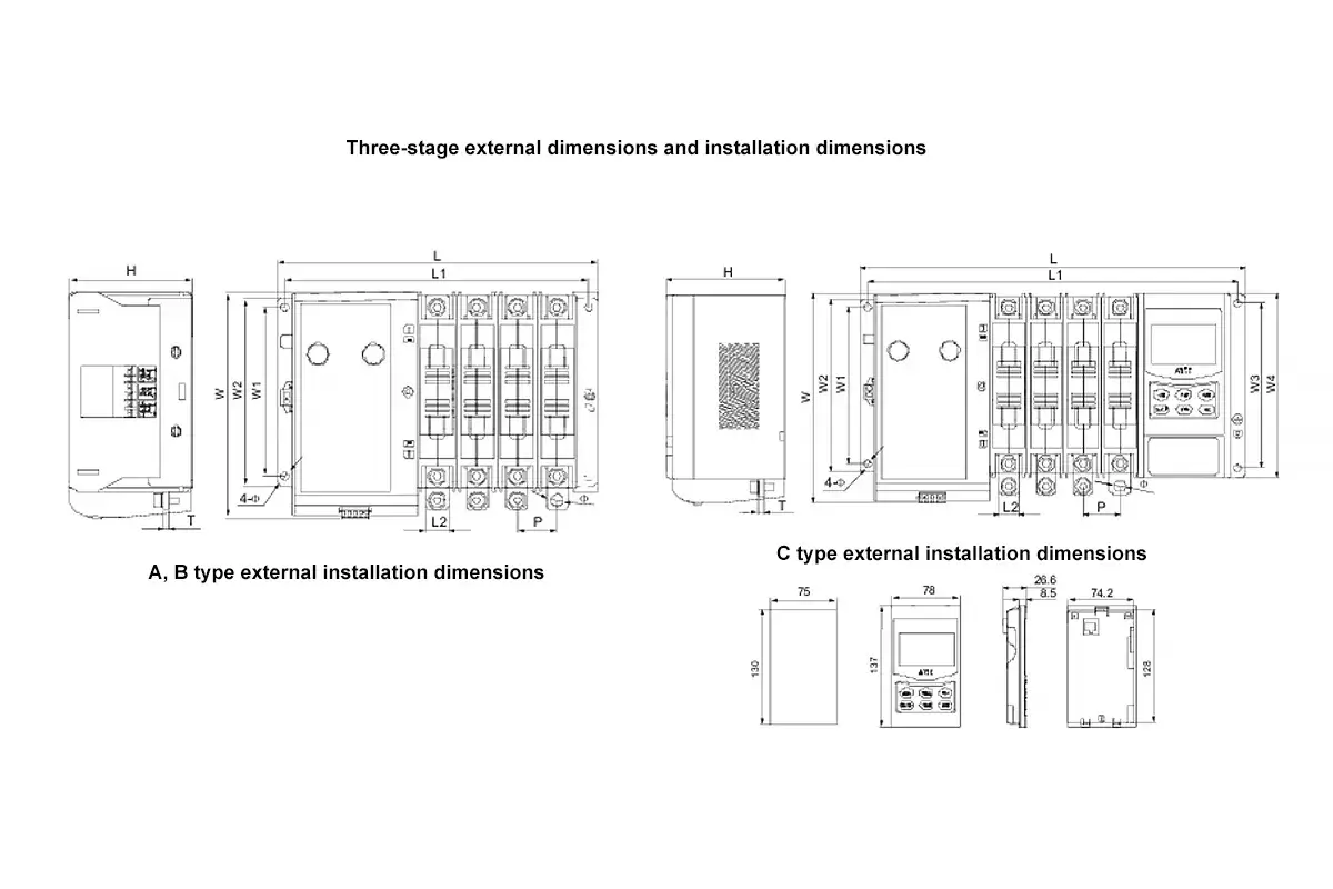 HYET3-Dual-Power-ATS-Automatic-Transfer-Switch-Three-Controller-Options-A-B-C-Types