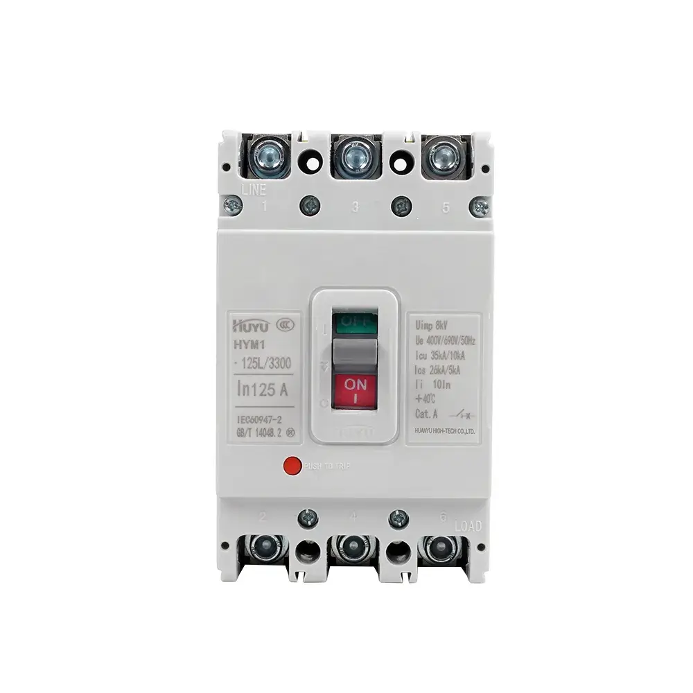 HYM1 Molded Case Circuit Breaker - 63A/125A/250A/400A/630A/800A/1250A