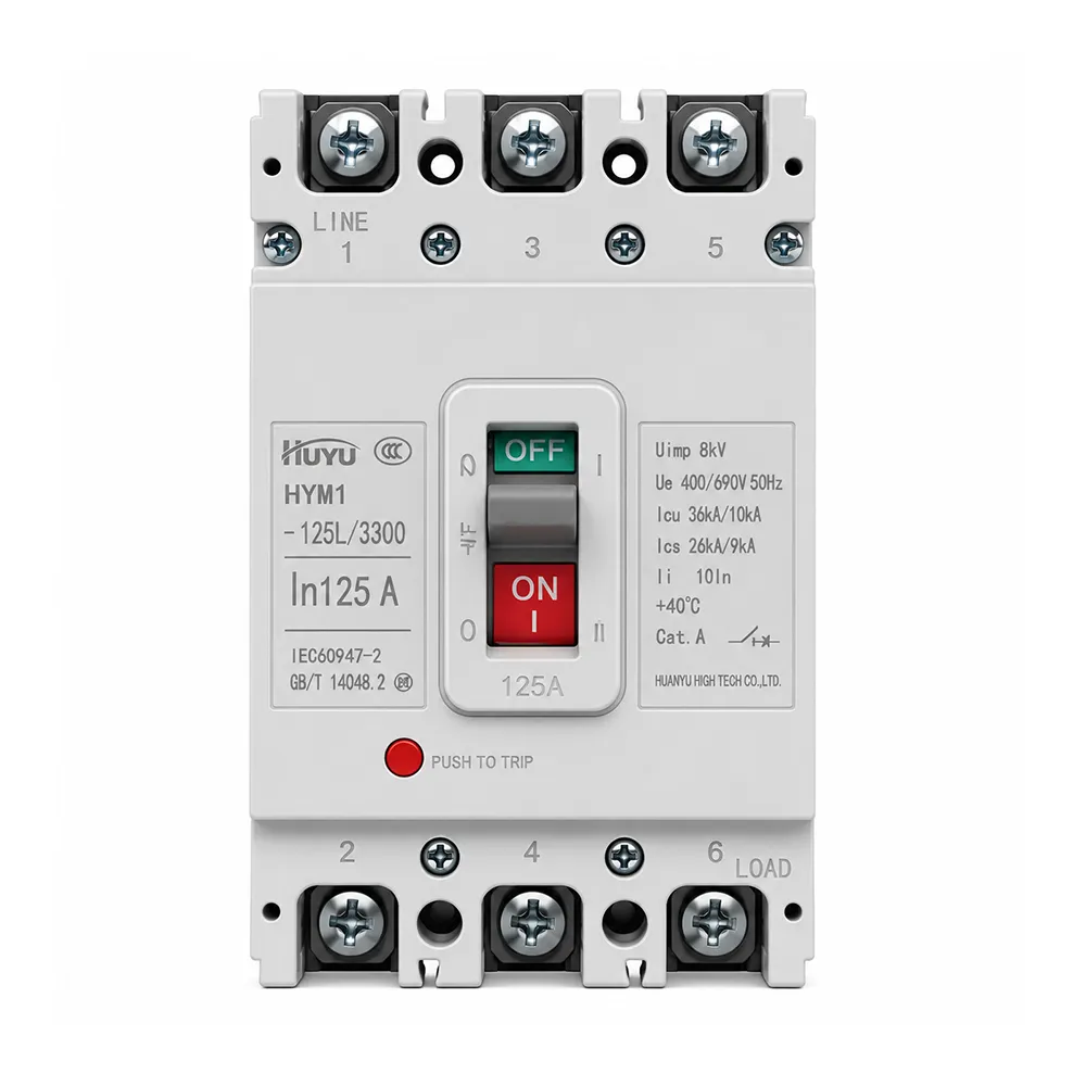 HYM1 Molded Case Circuit Breaker - 63A/125A/250A/400A/630A/800A/1250A