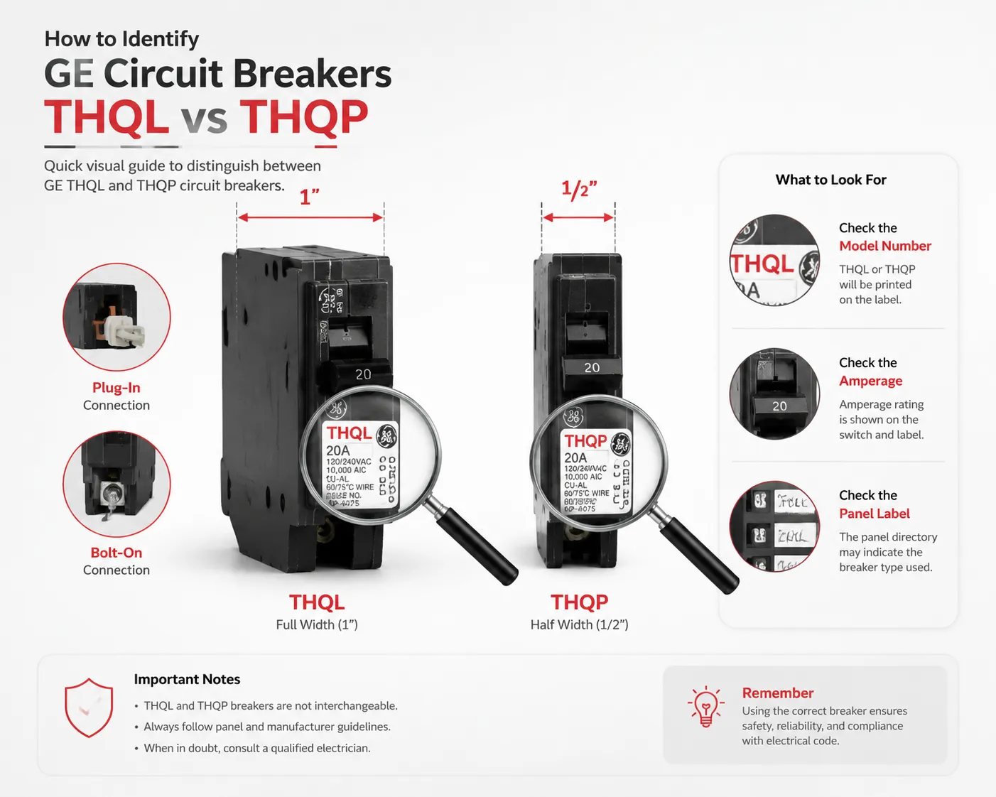 How to Identify Your GE Breaker Type When the Label Is Worn