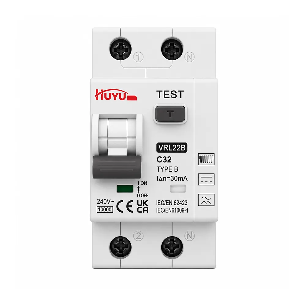 VRL22B - Type B RCBO Breaker 6A-63A 30mA