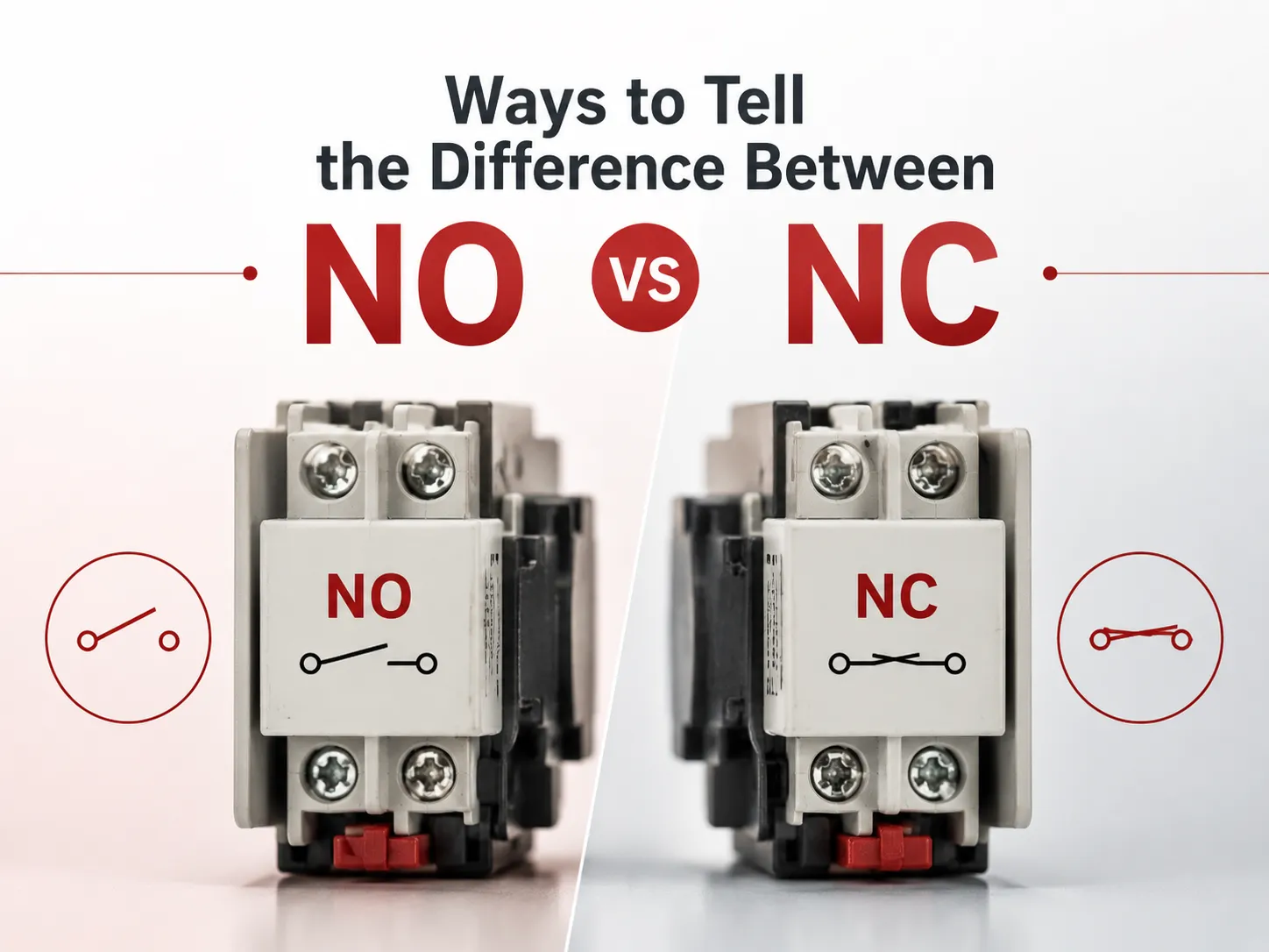 Ways to Tell the Difference Between NO and NC Contacts