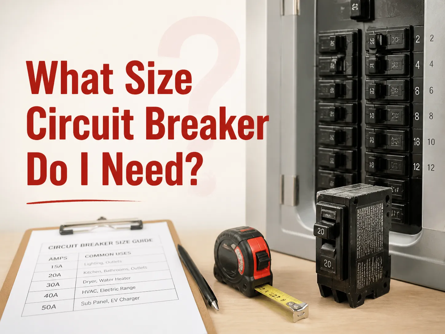 What Size Circuit Breaker Do I Need