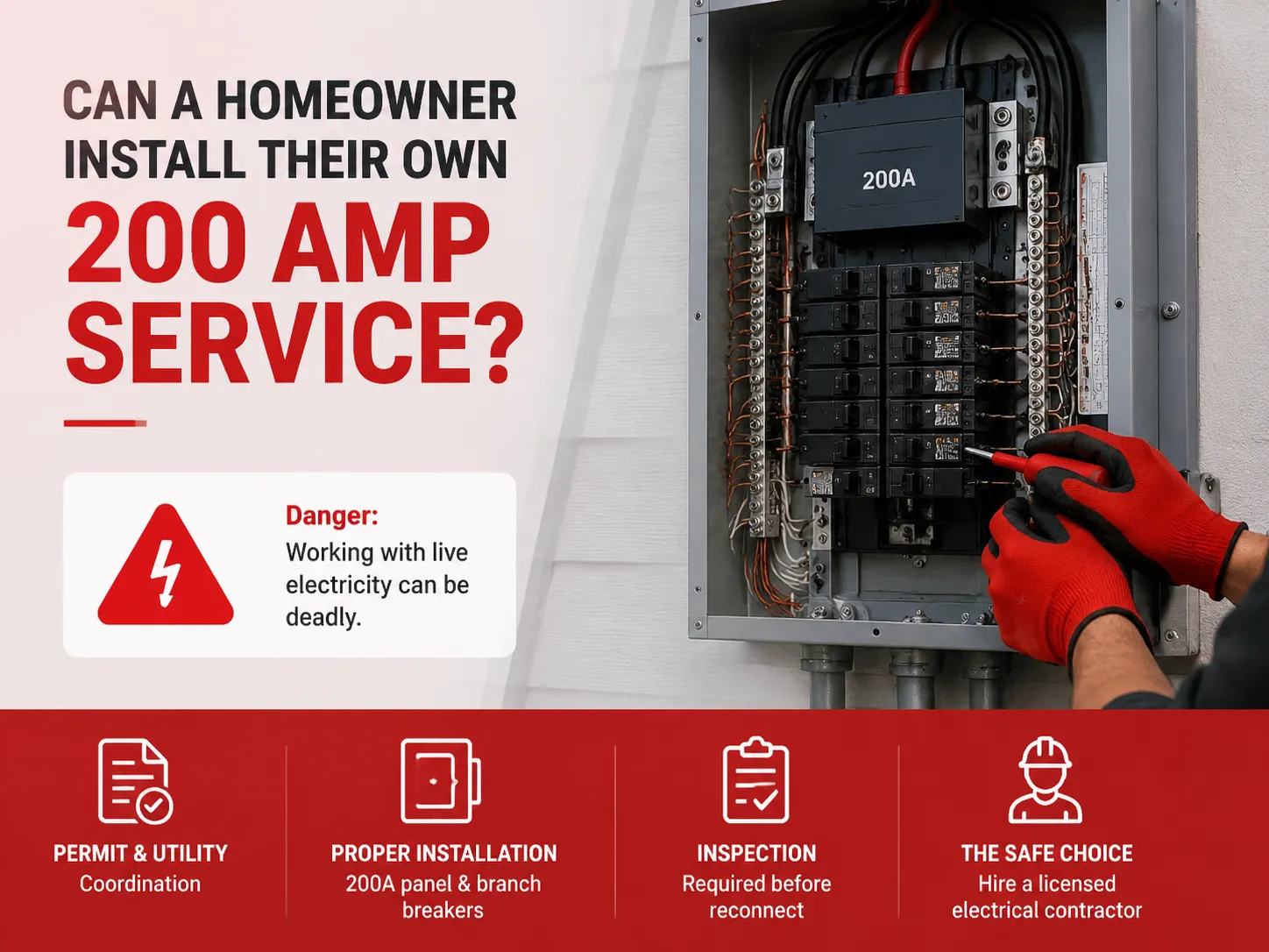 Can a Homeowner Install Their Own 200 Amp Service