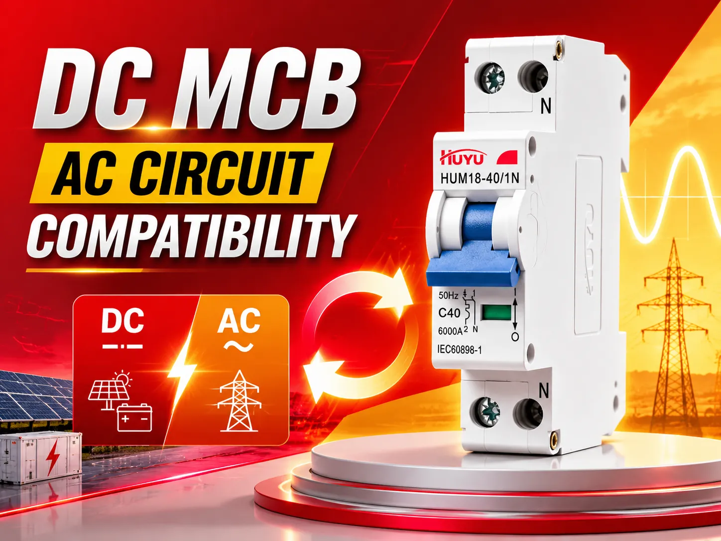 DC MCB AC Circuit Compatibility