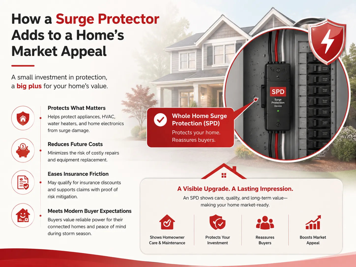 How a Surge Protector Adds to a Home's Market Appeal