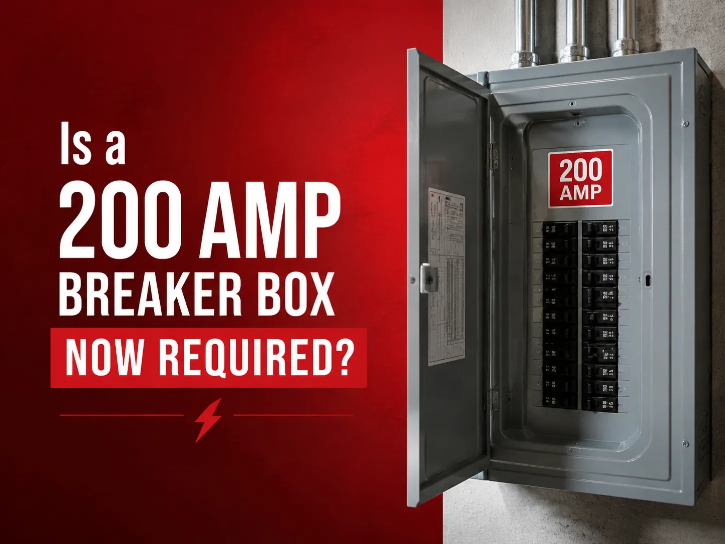 Is a 200 Amp Breaker Box Now Required