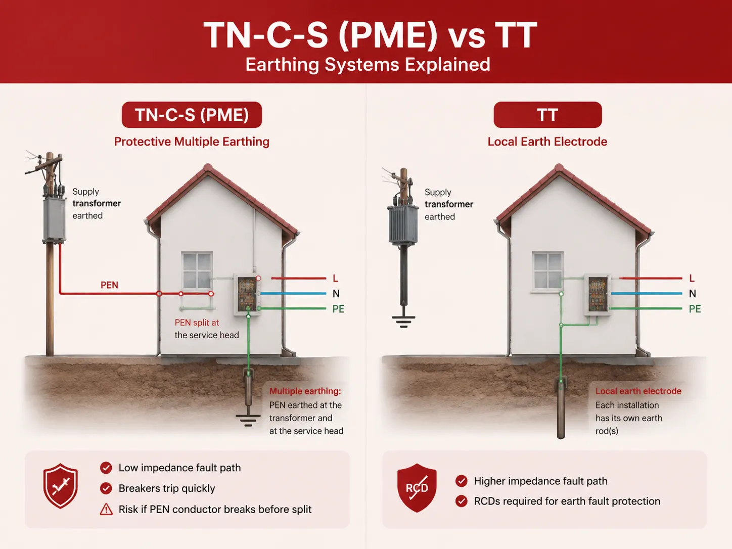 TN-C-S and TT