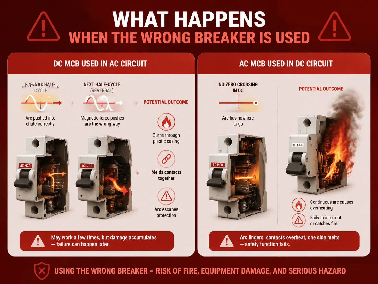 What Happens When the Wrong Breaker Is Used