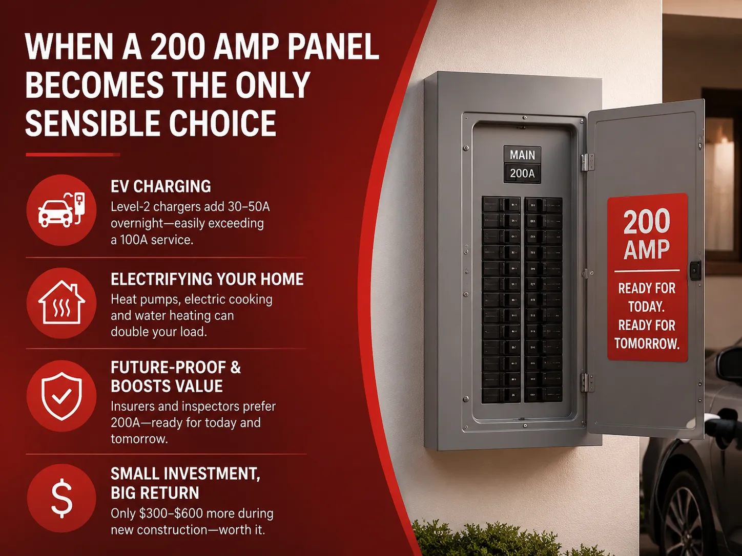 When a 200 Amp Panel Becomes the Only Sensible Choice