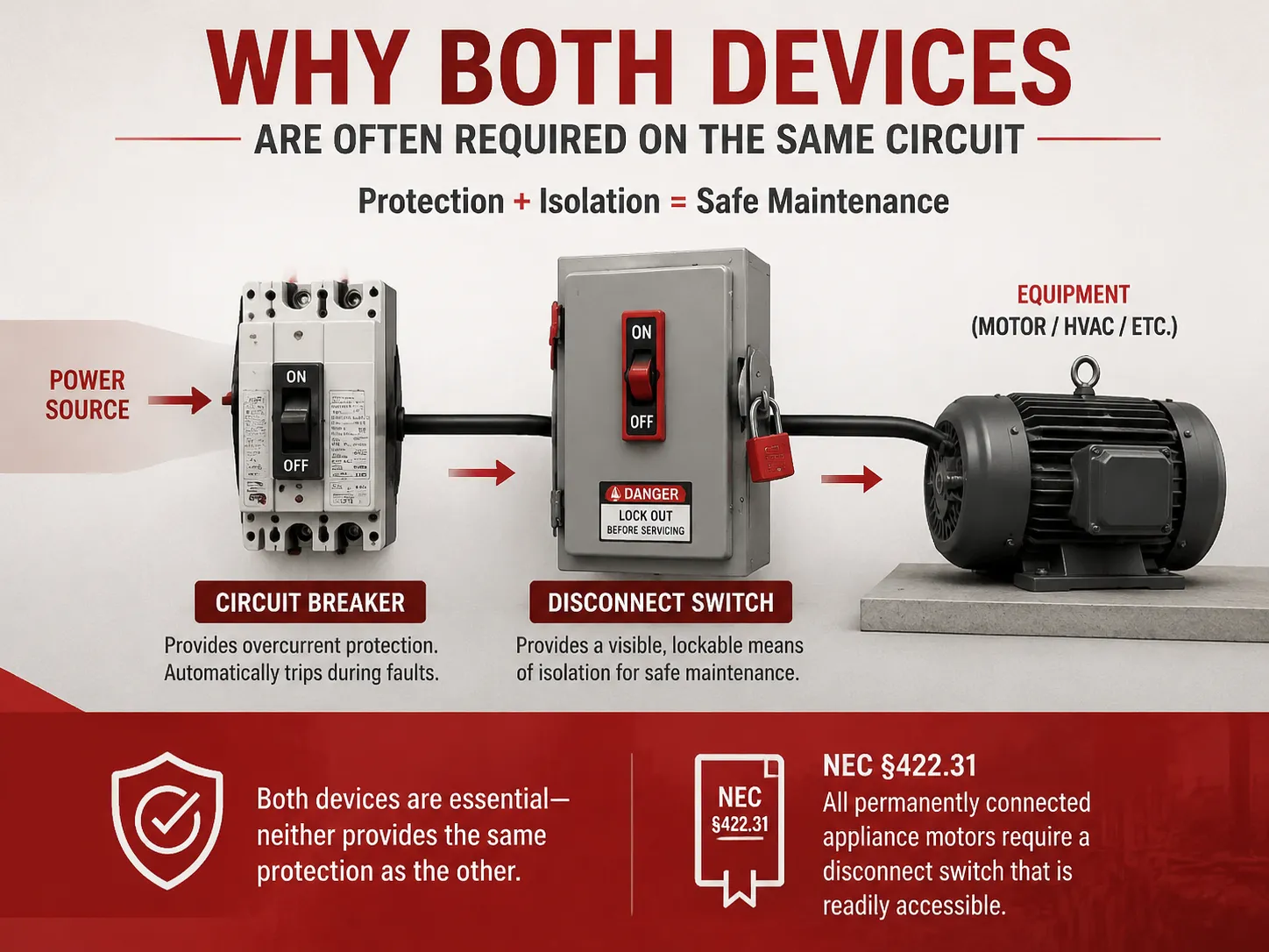 Why Both Devices Are Often Required on the Same Circuit