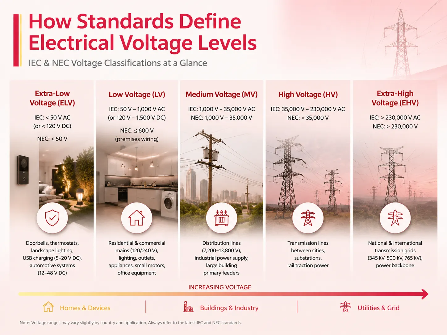 How Standards Define High Voltage, Low Voltage, and Everything in Between