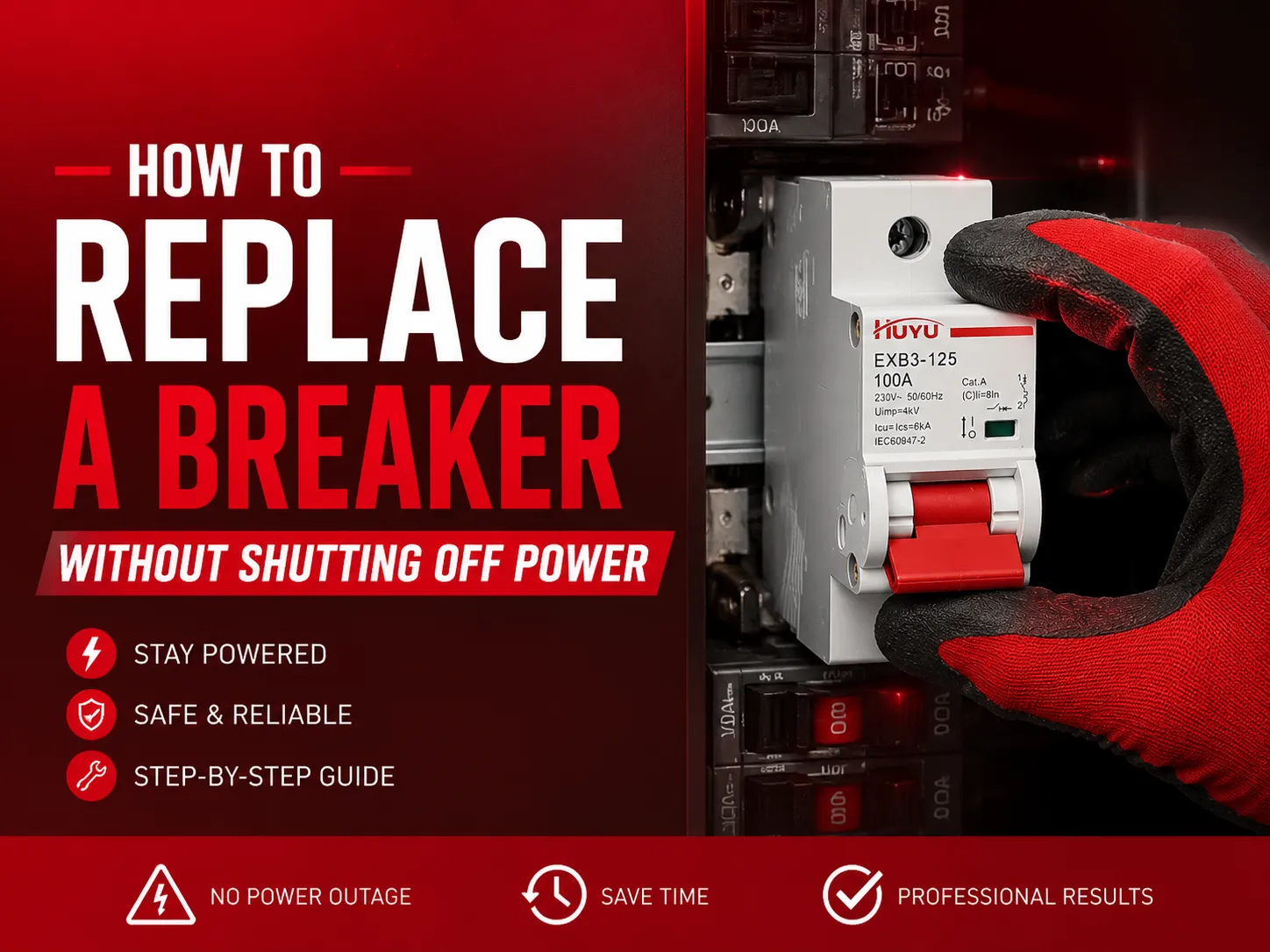 How to Replace a Breaker Without Shutting Off Power