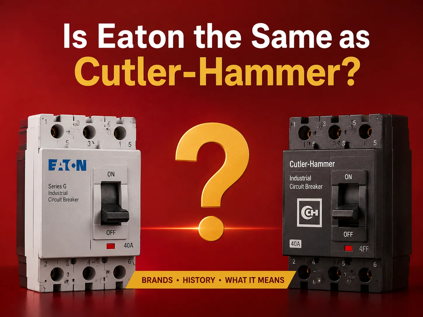 Is Eaton the Same as Cutler‑Hammer