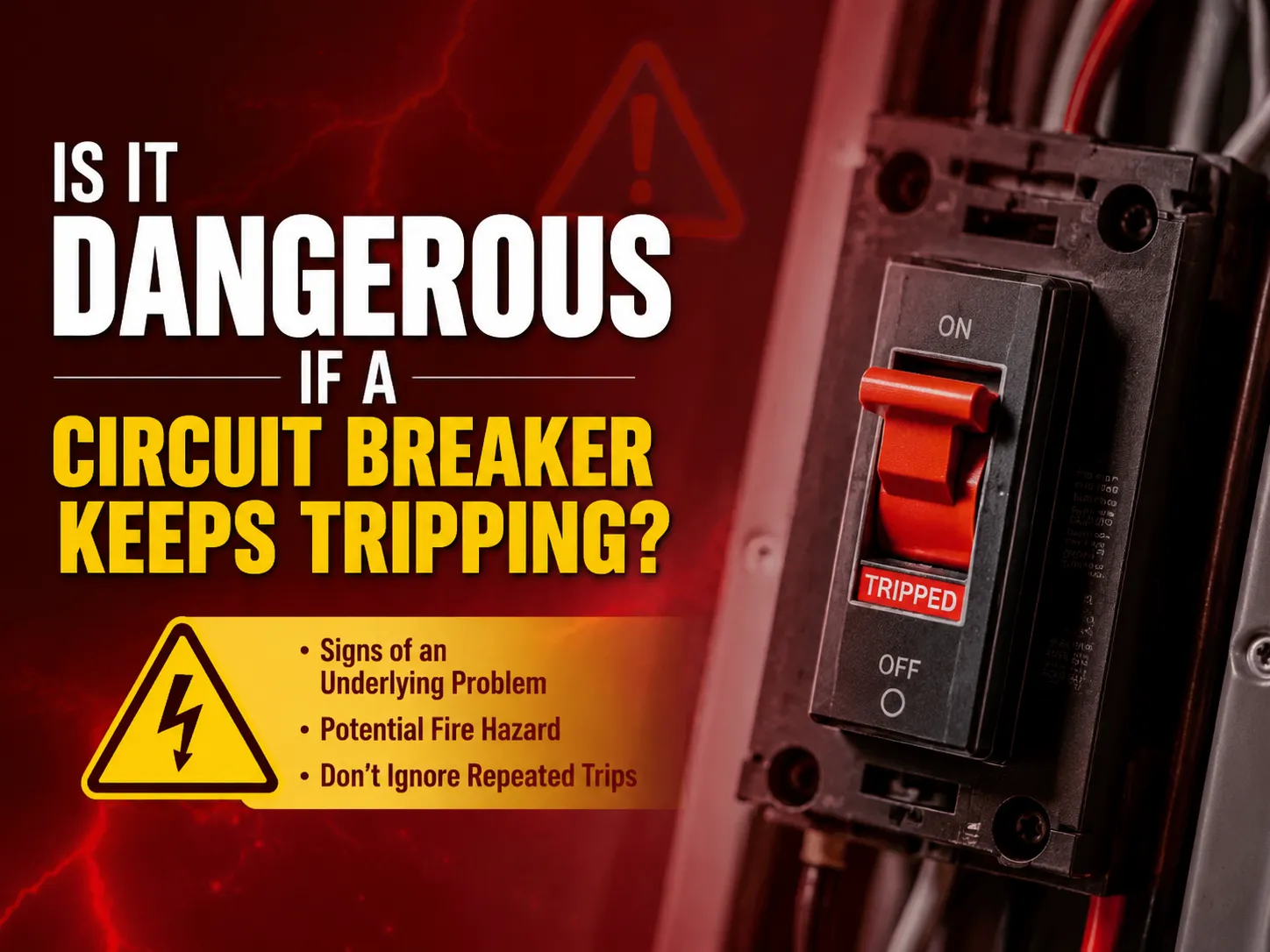 Is It Dangerous If a Circuit Breaker Keeps Tripping