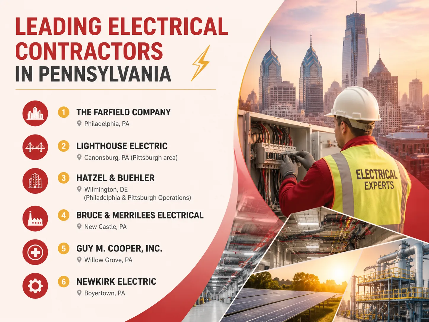 Leading Electrical Contractors in Pennsylvania
