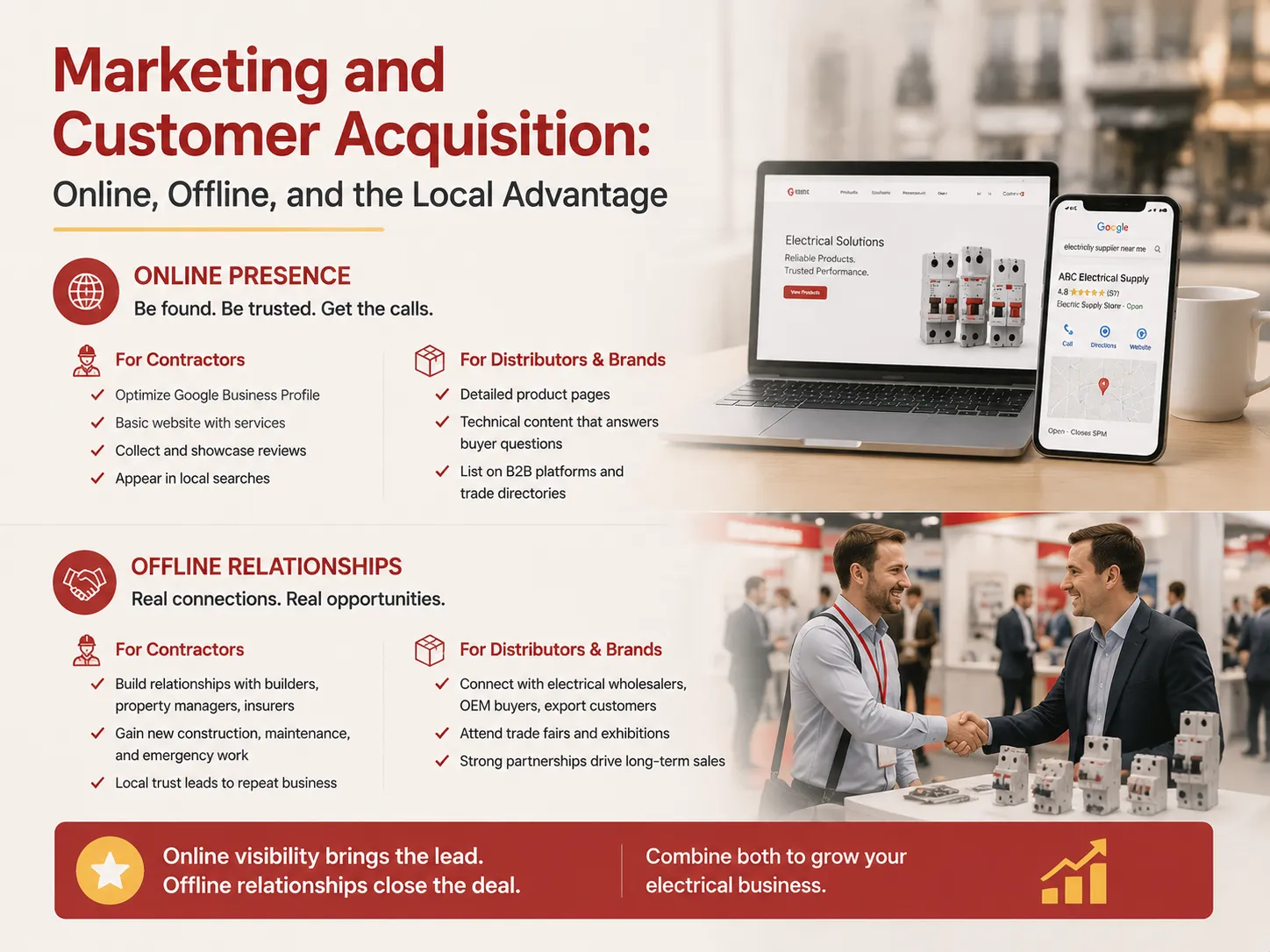 Marketing and Customer Acquisition Online, Offline, and the Local Advantage