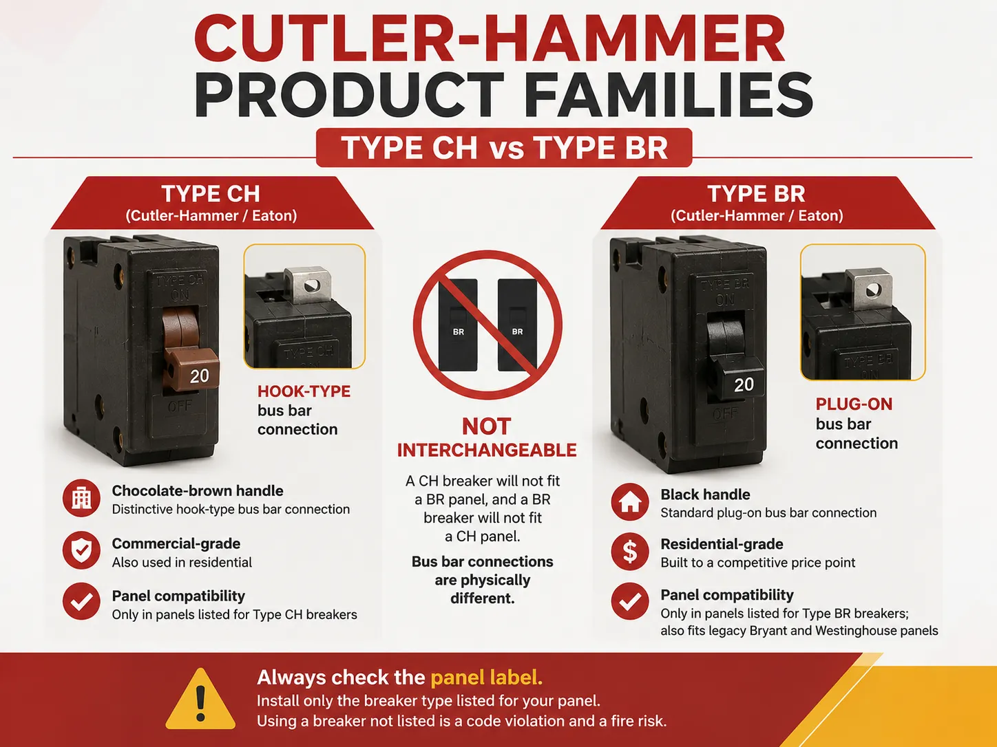 Product Families Type CH and Type BR