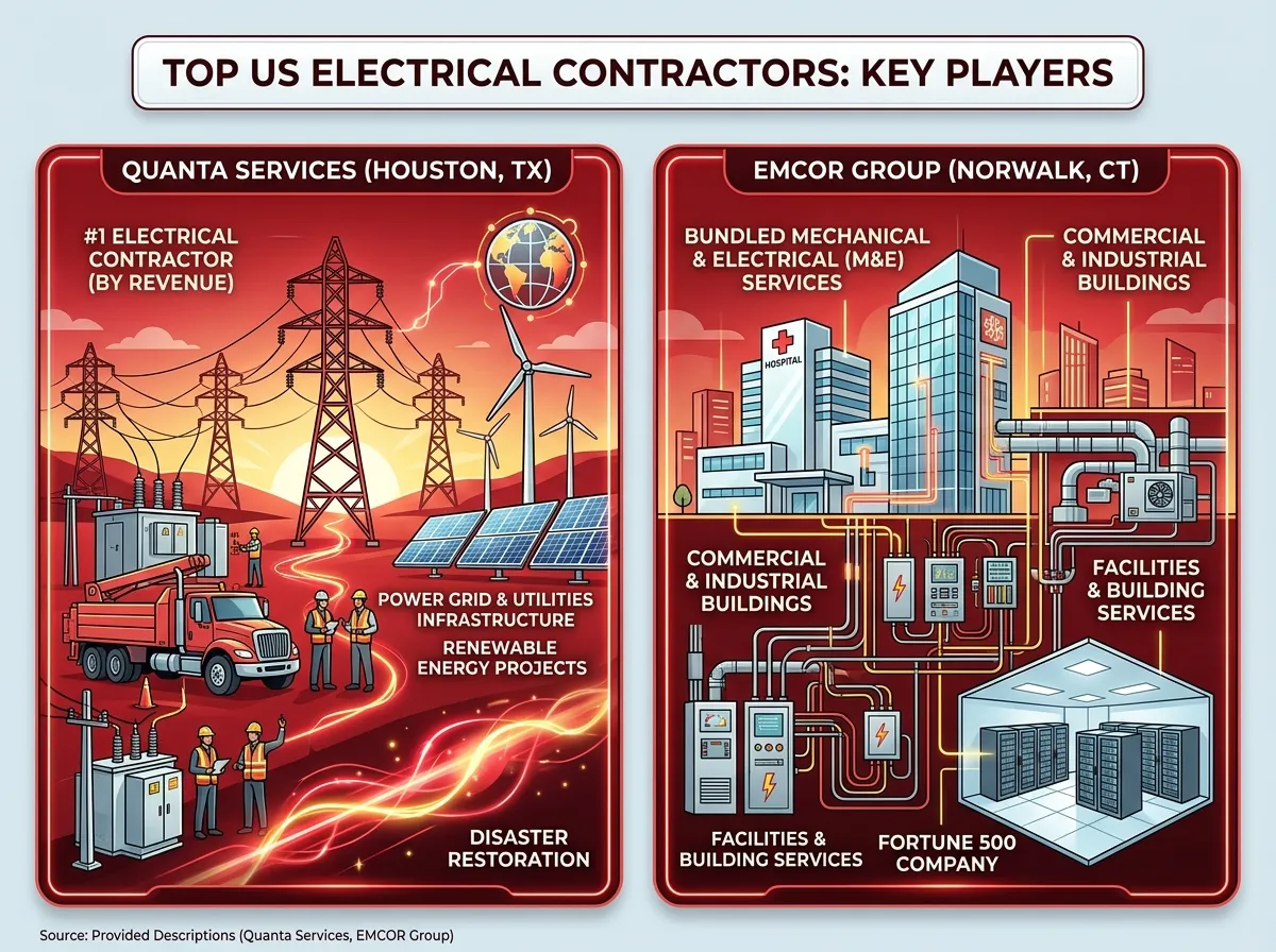 Quanta Services and emcor