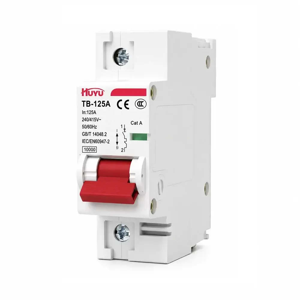 TB-125A 1P/2P DC Miniature Circuit Breaker for PV System