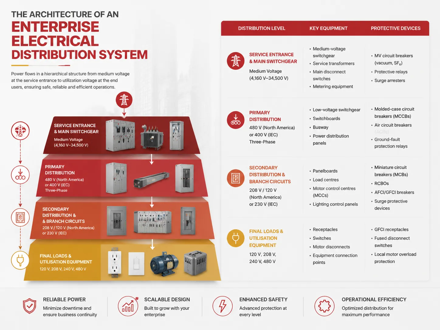 The Architecture of an Enterprise Electrical Distribution System