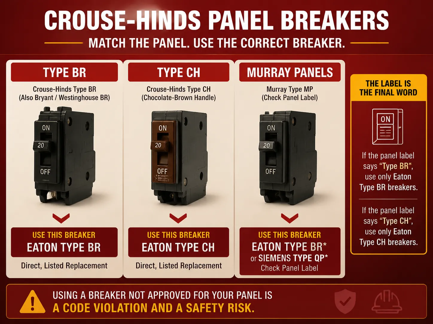 The Crouse‑Hinds Panel Families: BR, CH, and the Legacy Brands