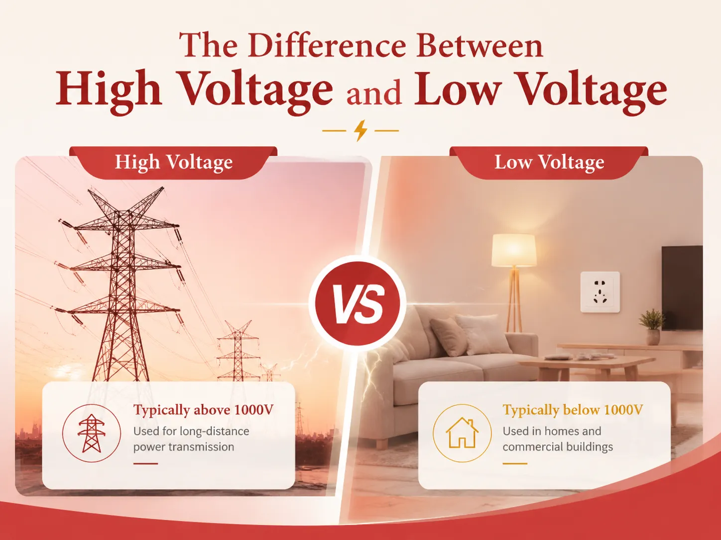 The Difference Between High Voltage and Low Voltage