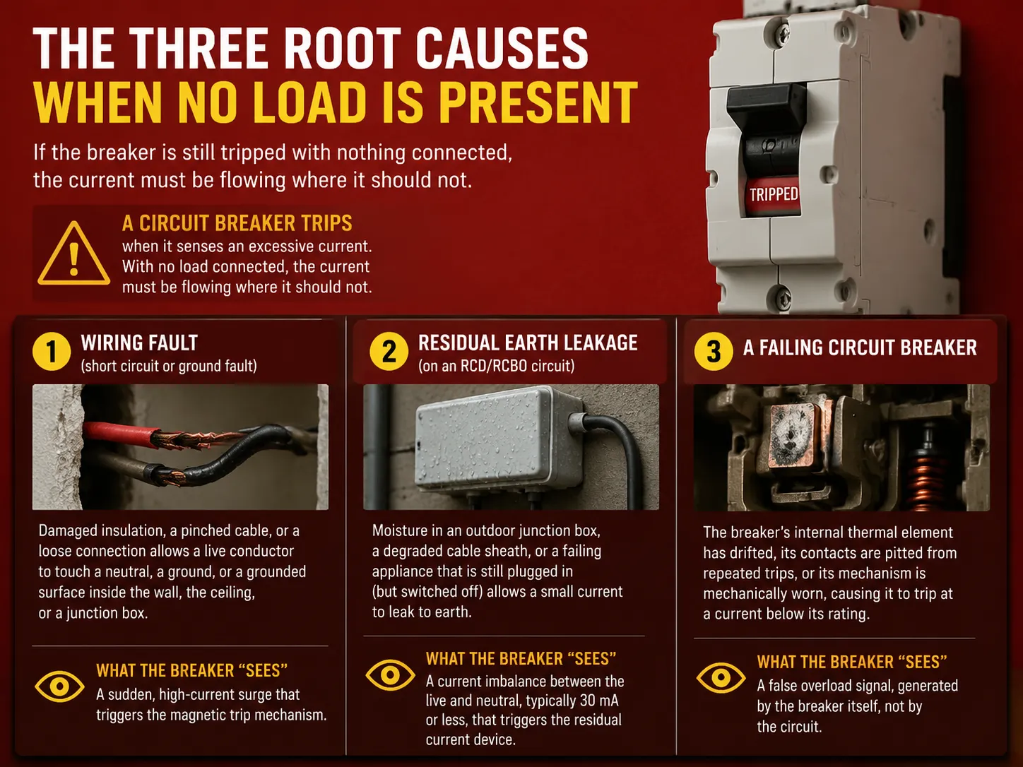 The Three Root Causes When No Load Is Present