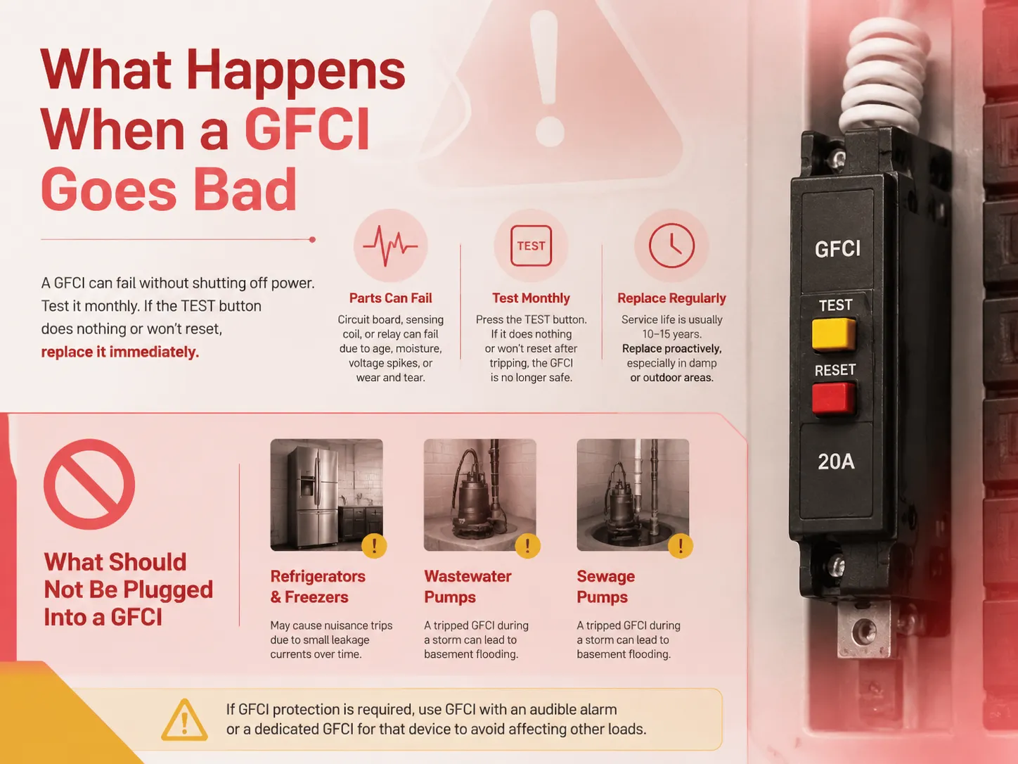 What Happens When a GFCI Goes Bad