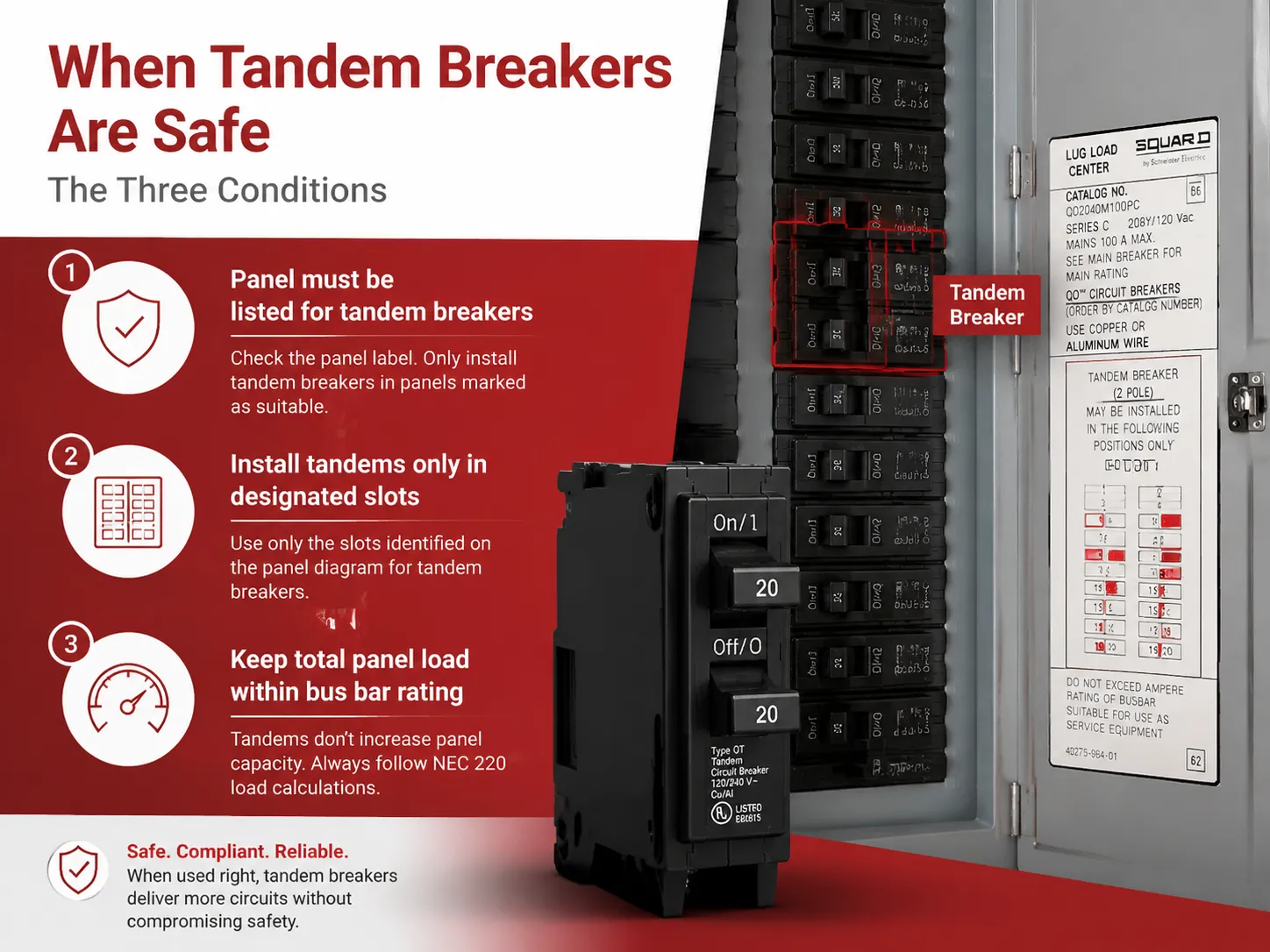 When Tandem Breakers Are Safe
