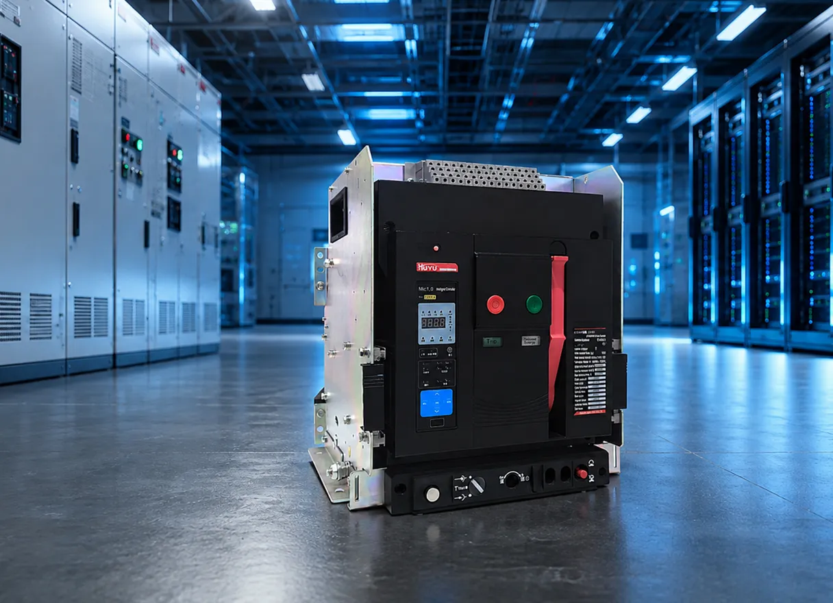 HUYU air circuit breaker low voltage power distribution