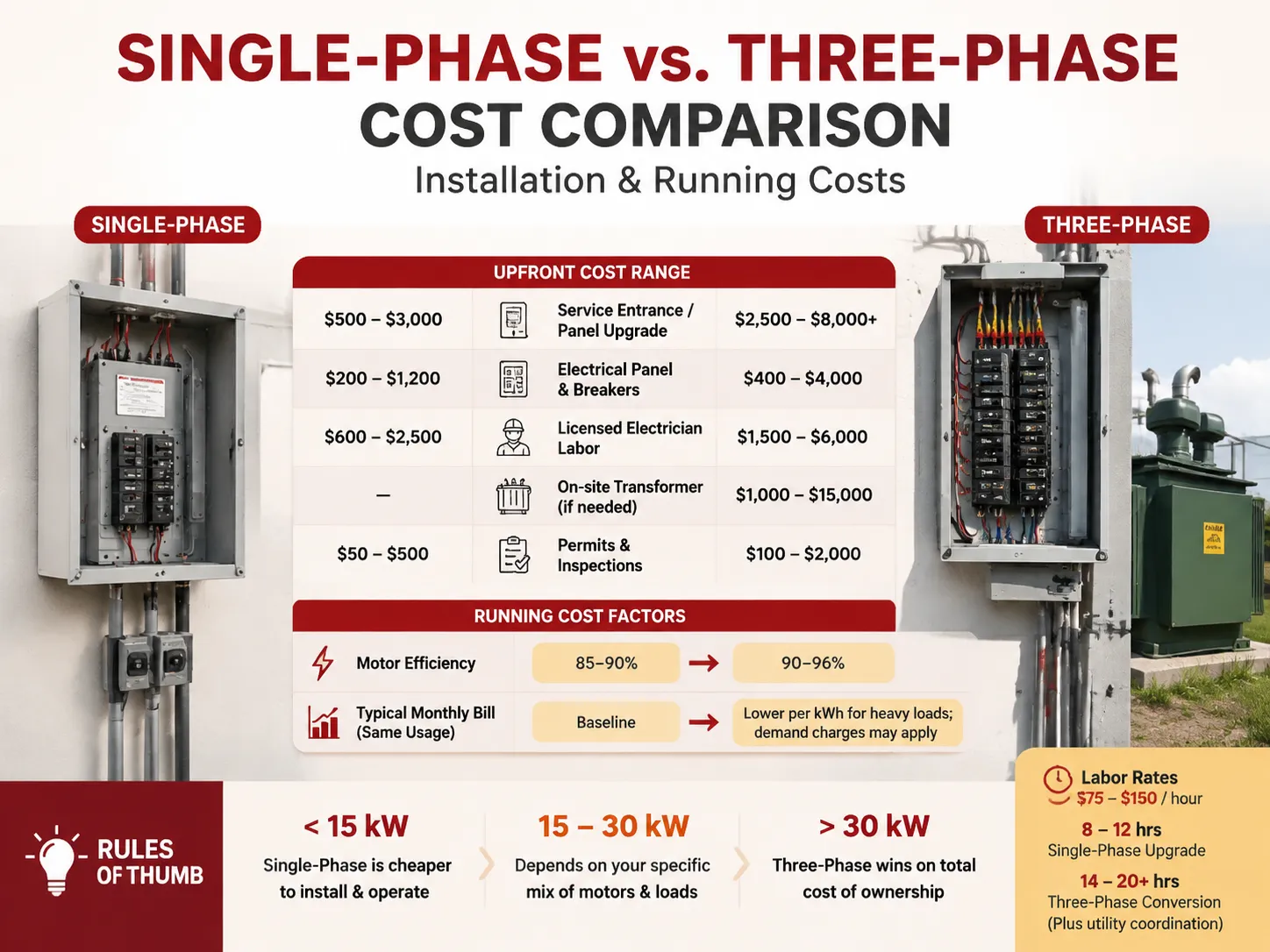 Cost Comparison: Installation & Running Costs