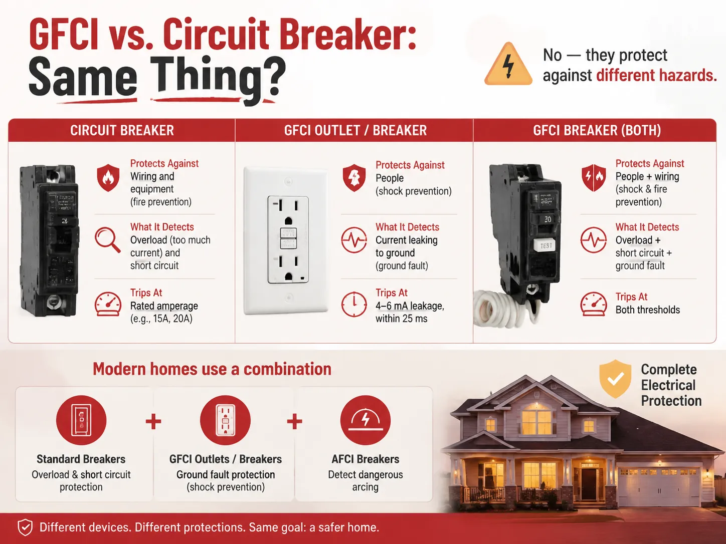 GFCI vs. Circuit Breaker