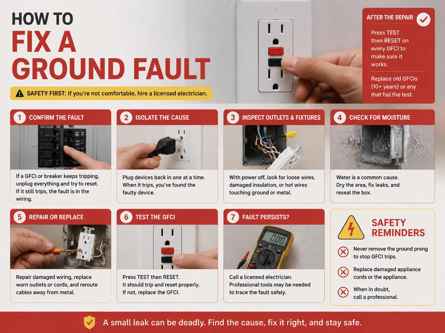 How to Fix a Ground Fault