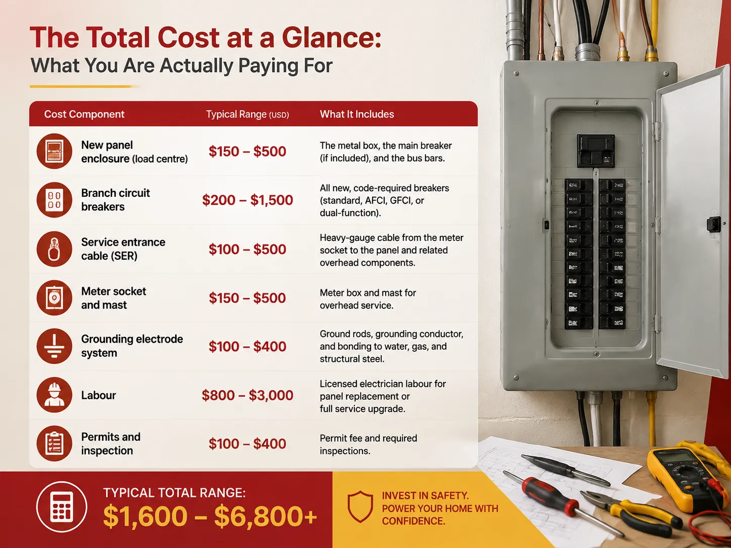 The Total Cost at a Glance