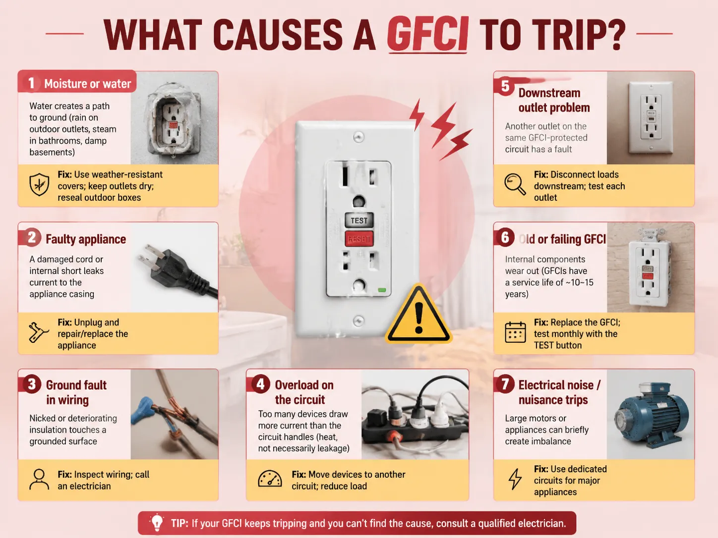 What Causes a GFCI to Trip