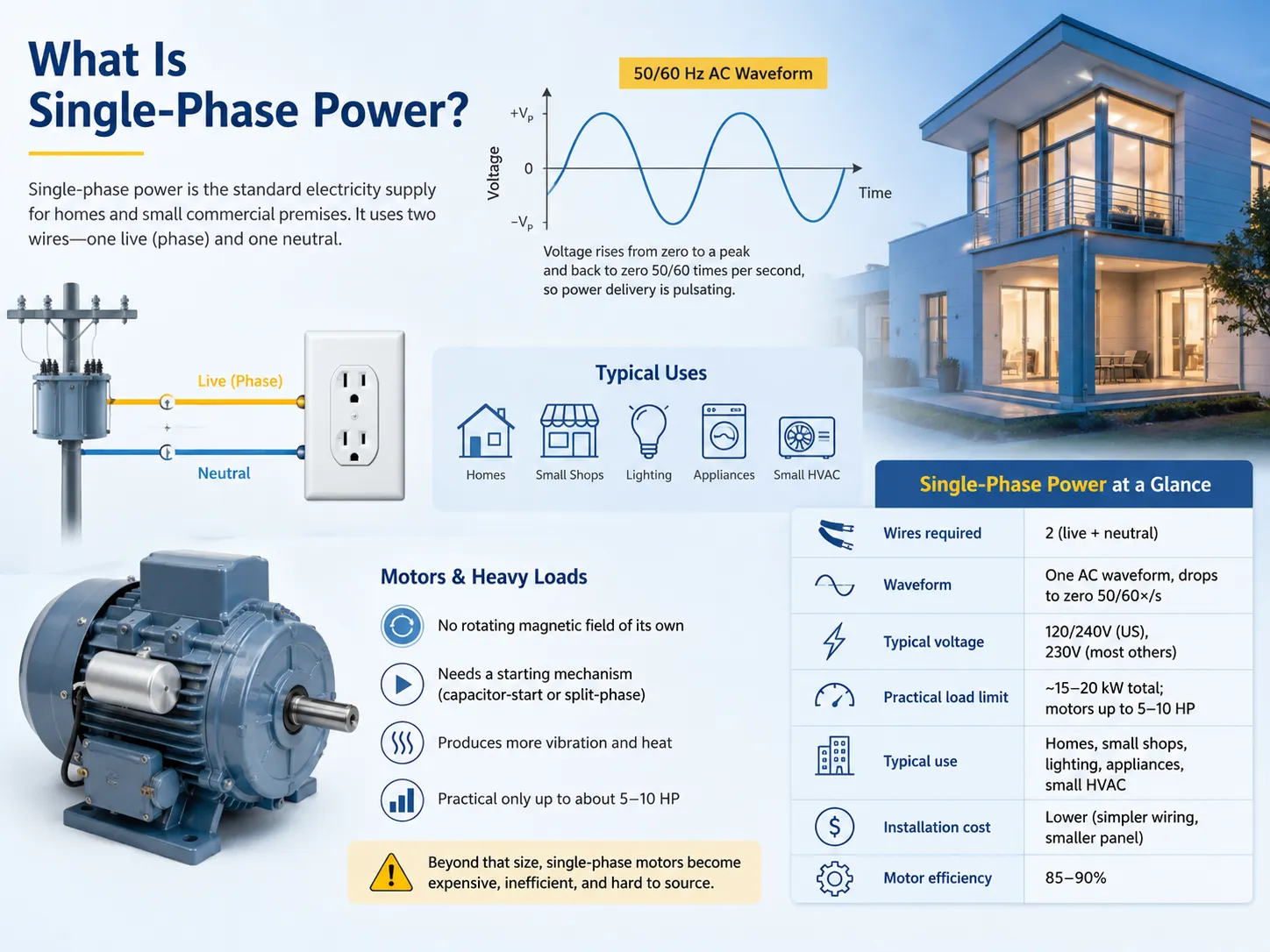 What Is Single-Phase Power