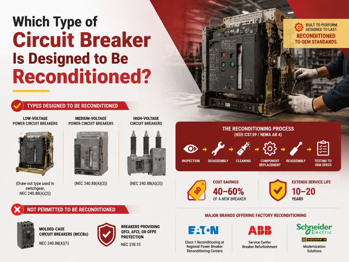 Which Type of Circuit Breaker Is Designed to Be Reconditioned
