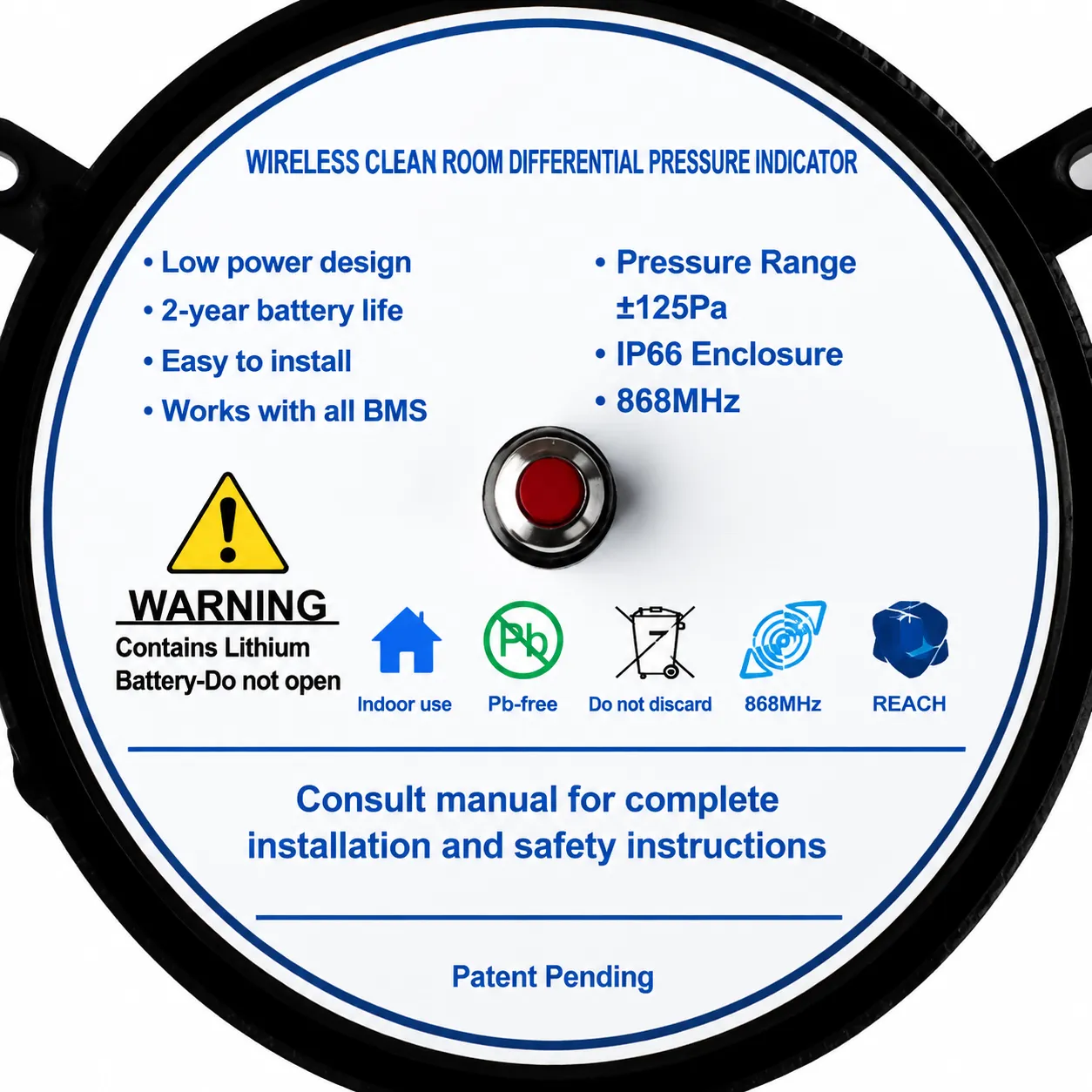 EXFP7 Circle Series aerosol fire extinguisher mounting in round junction box