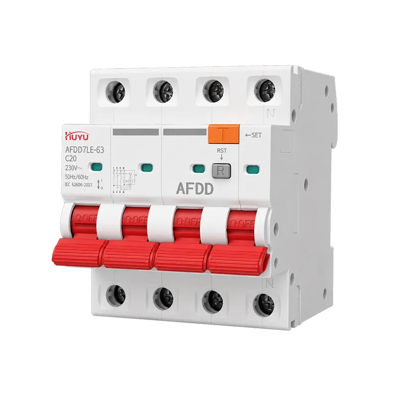 AFDD7LE-63 Arc Fault Detection Device (AFDD+RCBO) 3P+N 6-63A