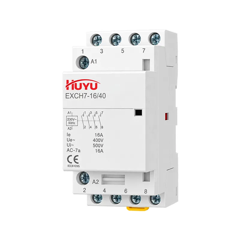 EXCH7 modular contactor selection and wiring in distribution board