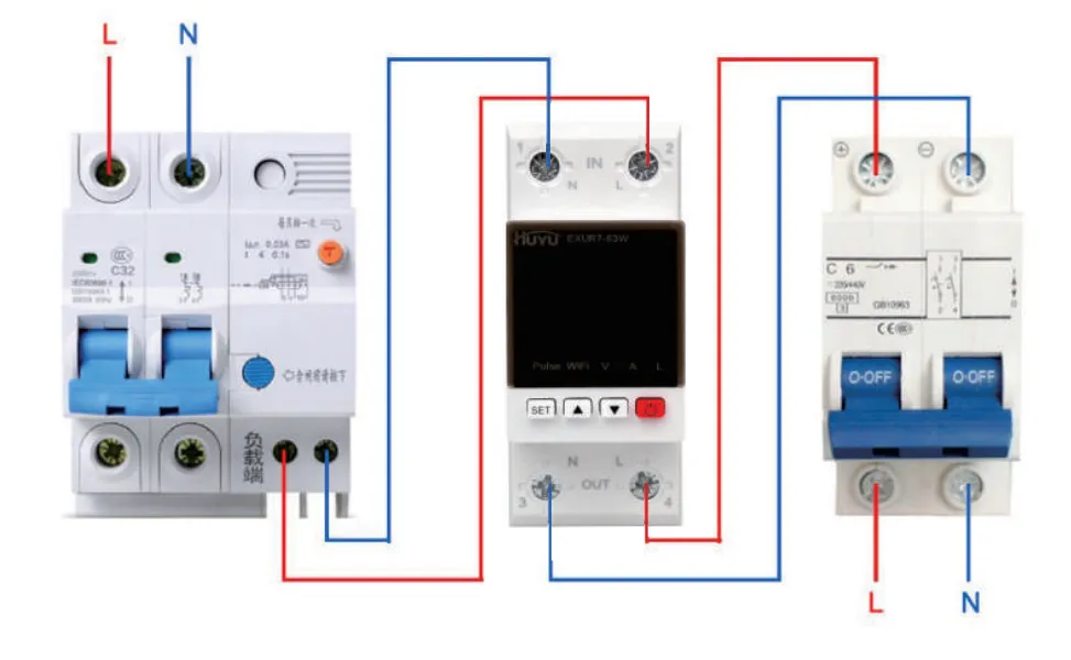 EXUR7-63W Wiring Diagram