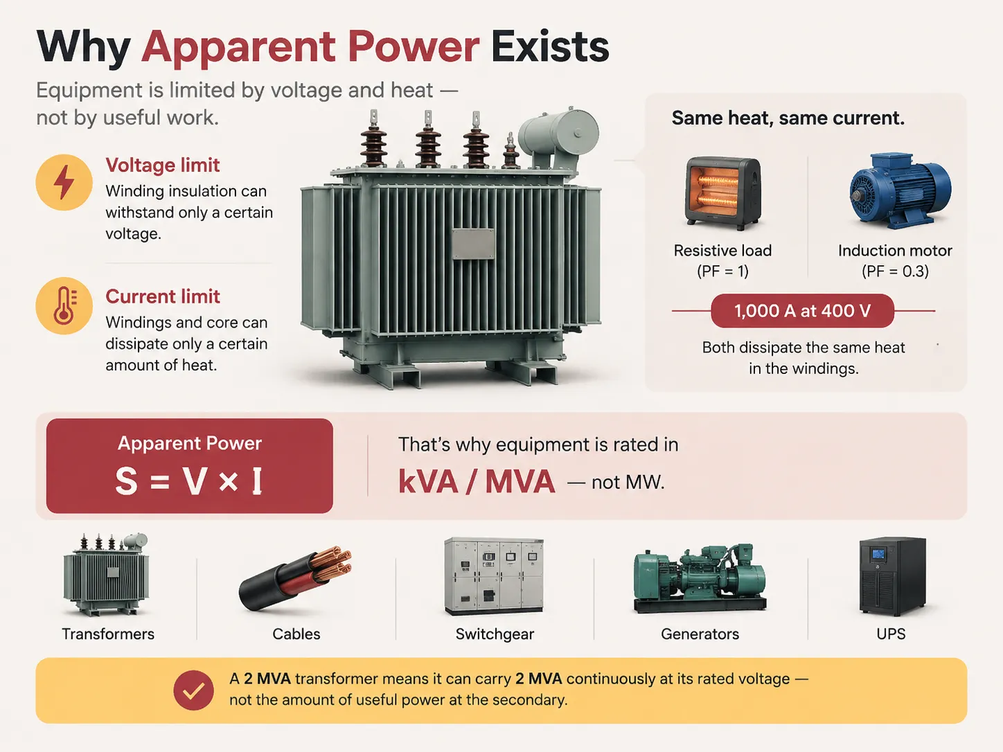 Why Apparent Power Exists