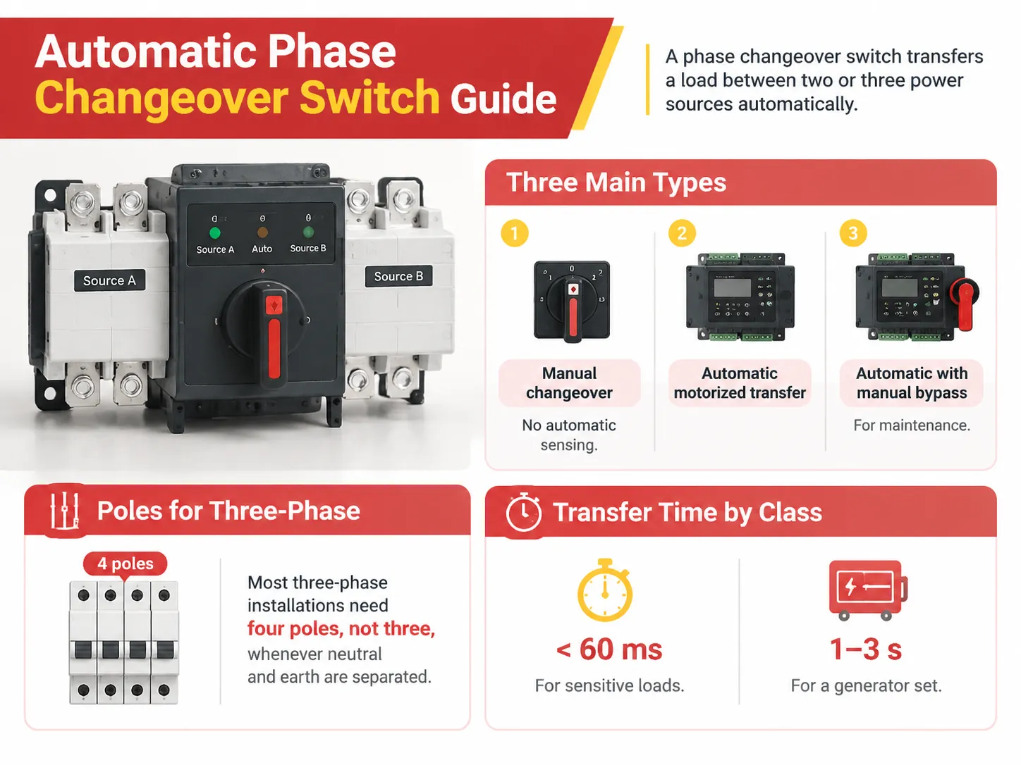 Automatic Phase Changeover Switch Guide