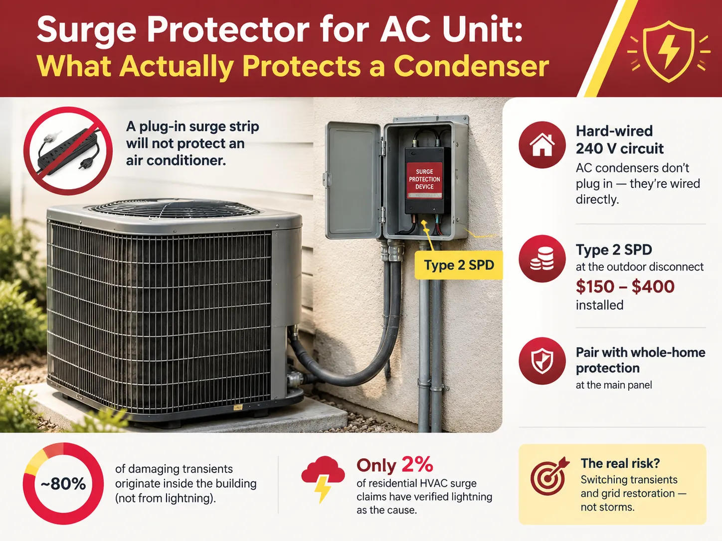 Surge Protector for AC Unit What Actually Protects a Condenser